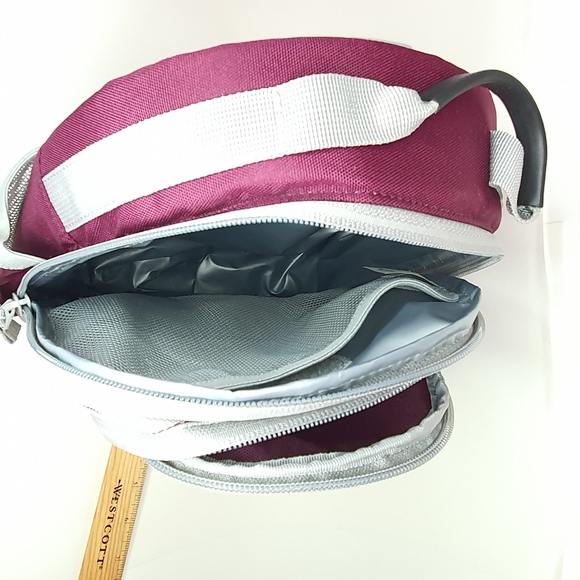 Lands' End Burgundy/Plum  Lunch Bag - Picture 10 of 14